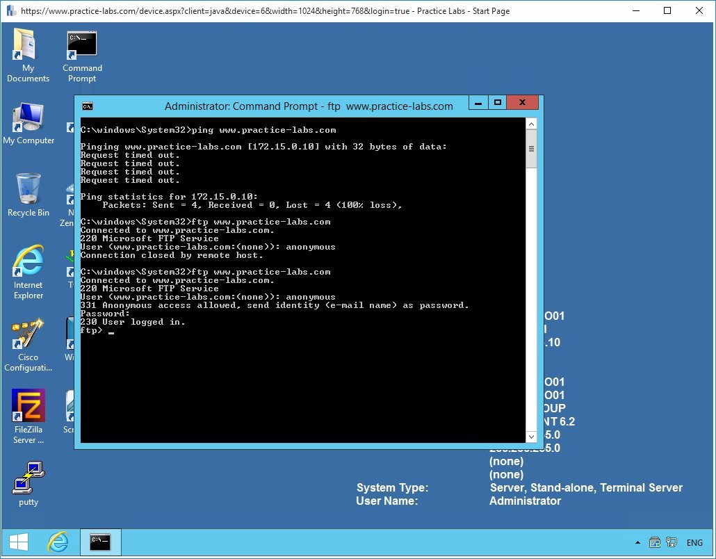 Figure 1.3 Configuring Access Lists
